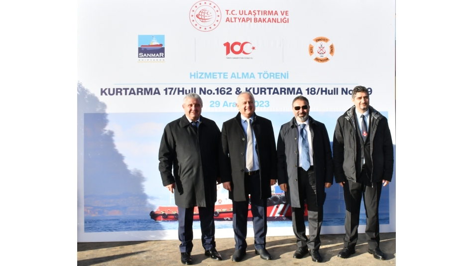 Dernek Yönetimi Olarak SANMAR Tersanesinde Düzenlenen Hizmete Alma Törenine Katılım Sağladık